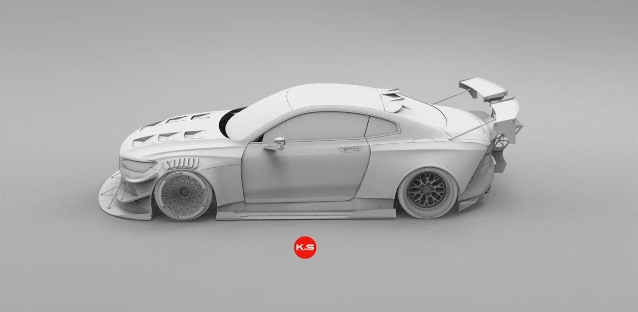 Digital art of a futuristic Polestar sport car.
