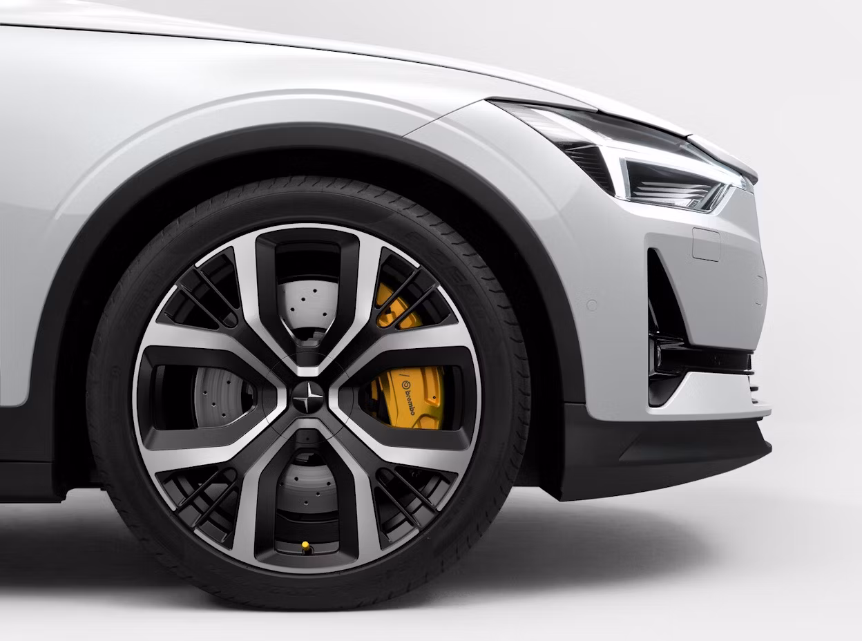 Polestar 2 met Brembo remmen.