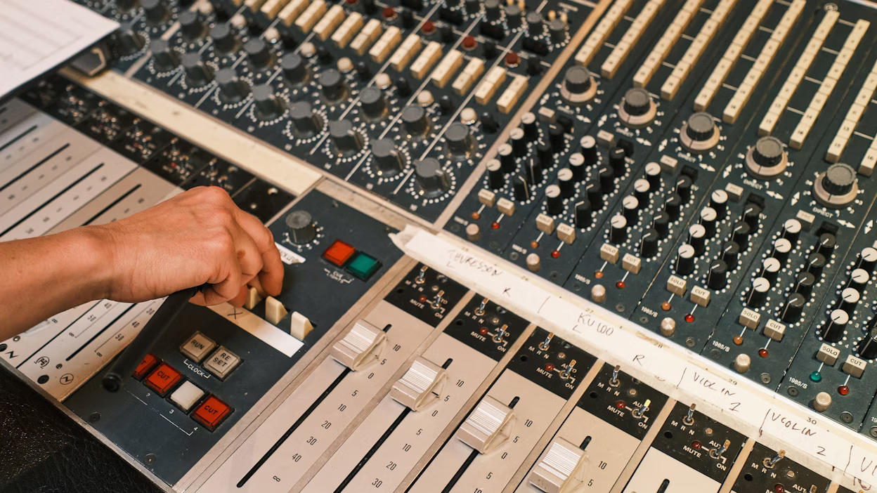 Making Polestar music at Svenska Grammofon Studion