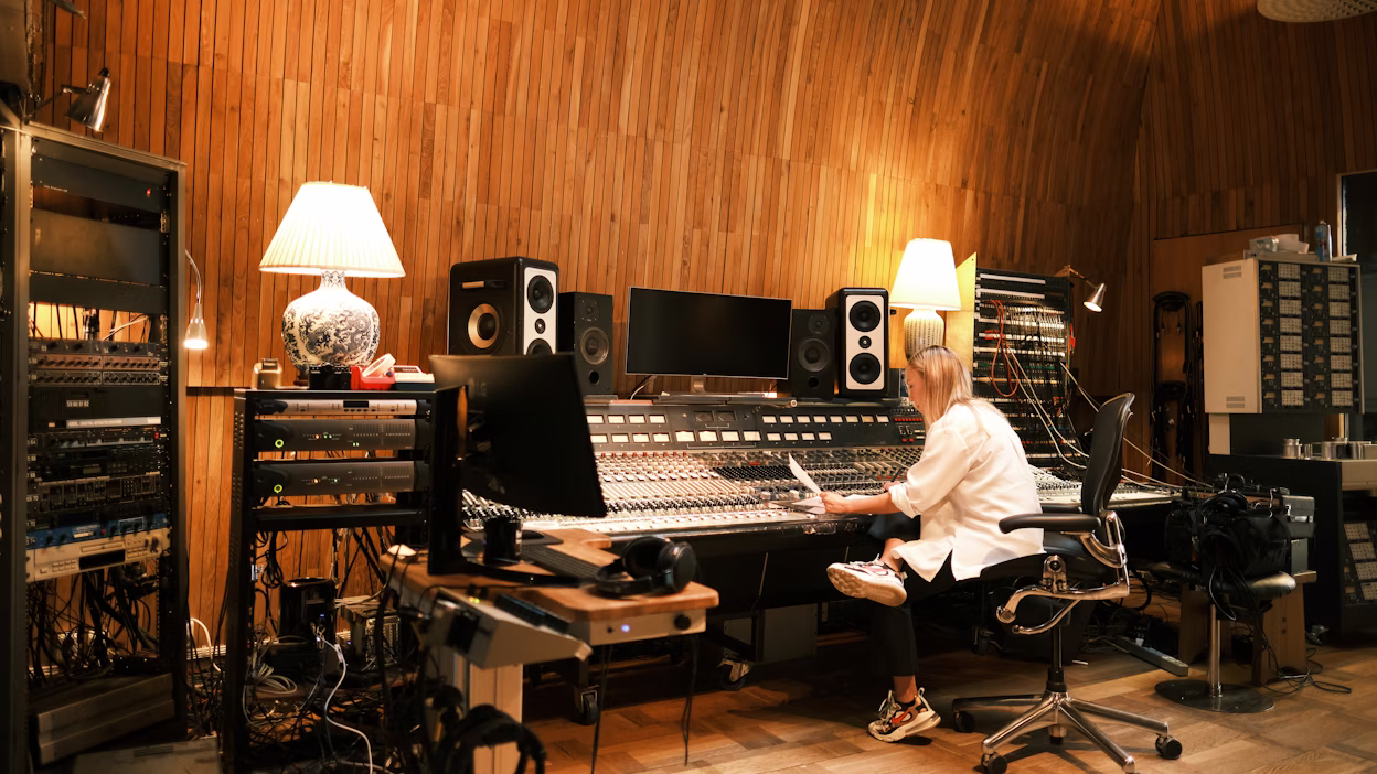 Making Polestar music at Svenska Grammofon Studion