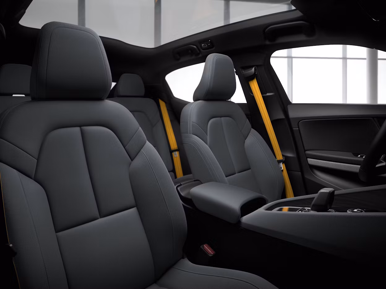 Polestar 2 features WeaveTech which redefine premium.