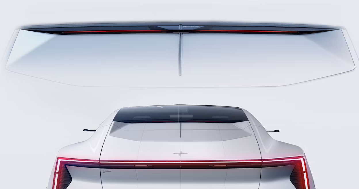 In the Precept, mirrors are replaced with cameras, and so is the rear window.