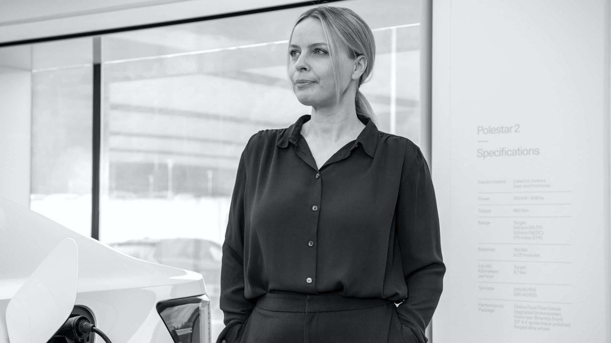 Fredrika Klarén – Head of Sustainability bij Polestar.