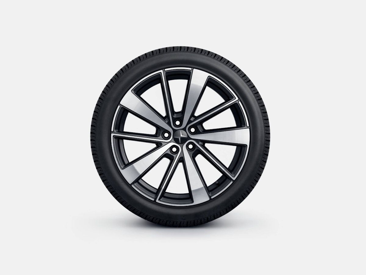 19" 5-V Spoke Black Diamond Cut Alloy Wheel