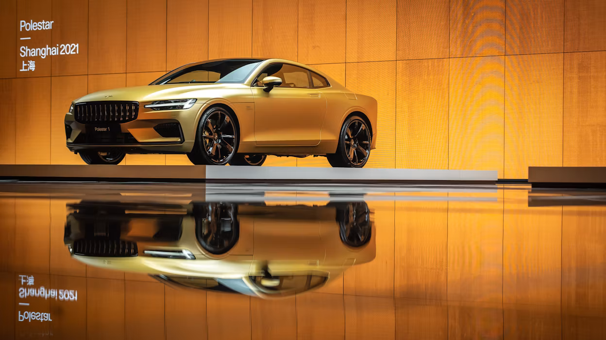 La Polestar 1 dorée à Auto Shanghai 2021