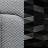 Textiel met reliëf in de kleur Zinc met 3D-Etched panelen
