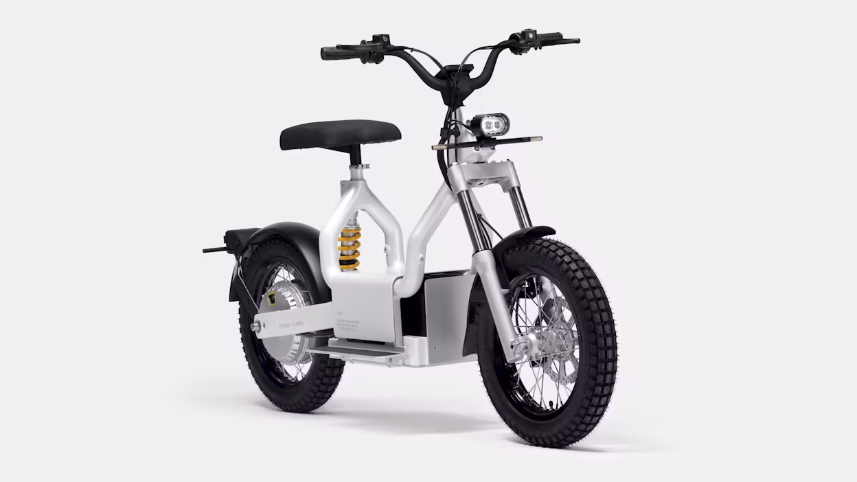 The Makka electric bike by Polestar and Cake displayed on a white background.
