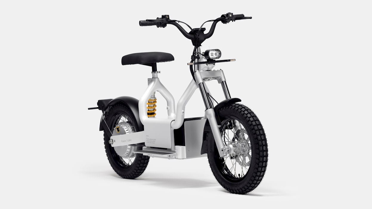 The Makka electric bike by Polestar and Cake displayed on a white background.
