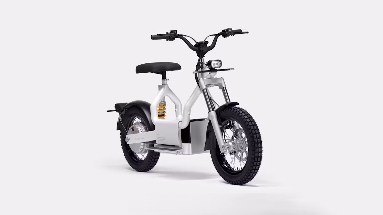 The Makka electric bike by Polestar and Cake displayed on a white background.