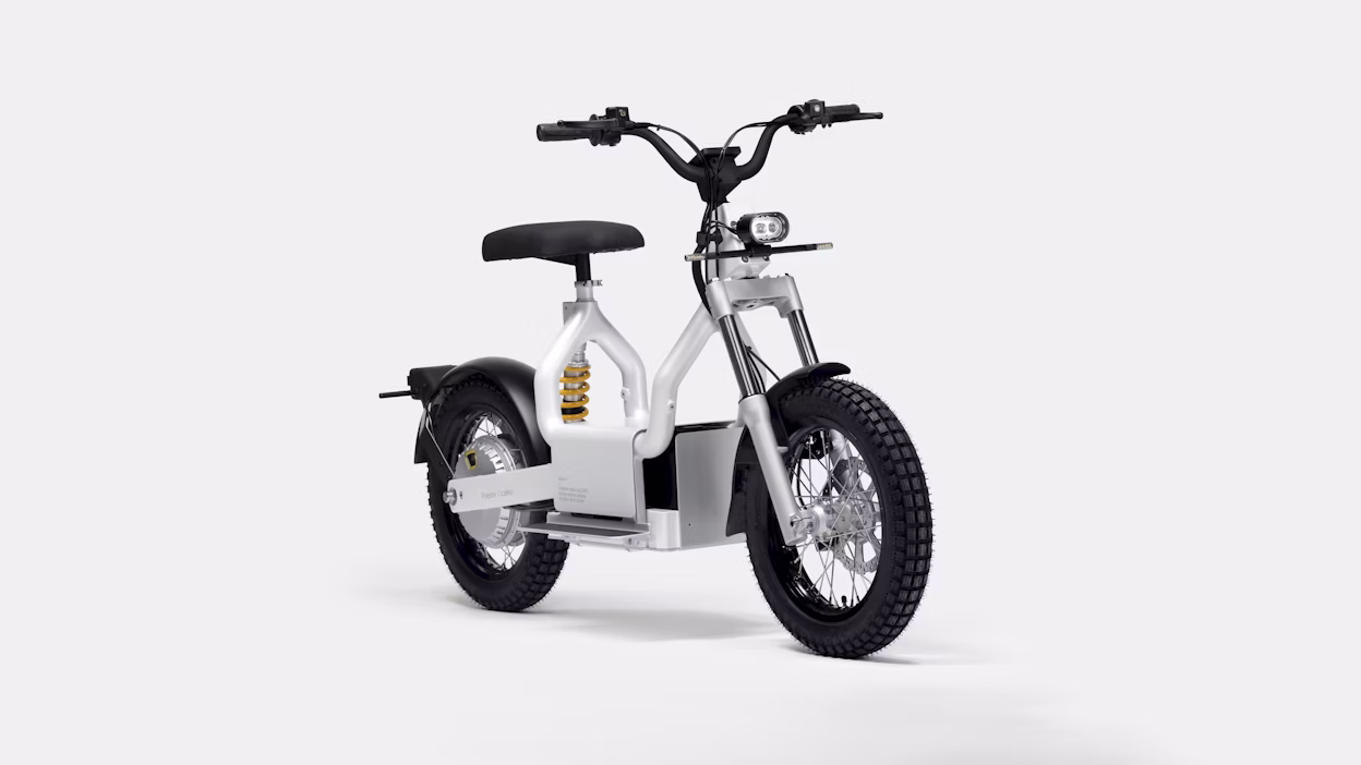 The Makka electric bike by Polestar and Cake displayed on a white background.
