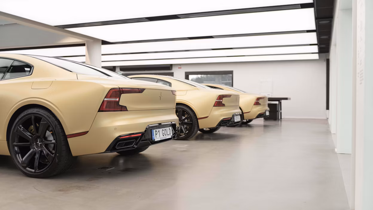 Polestar 1 in gold