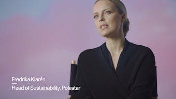 Frederika Klarén, head of sustainability at Polestar