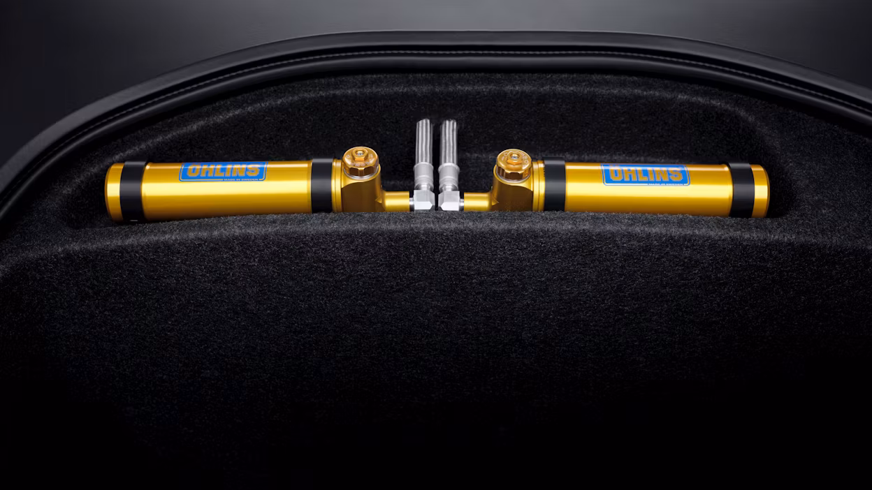 Gouden Öhlins dempers