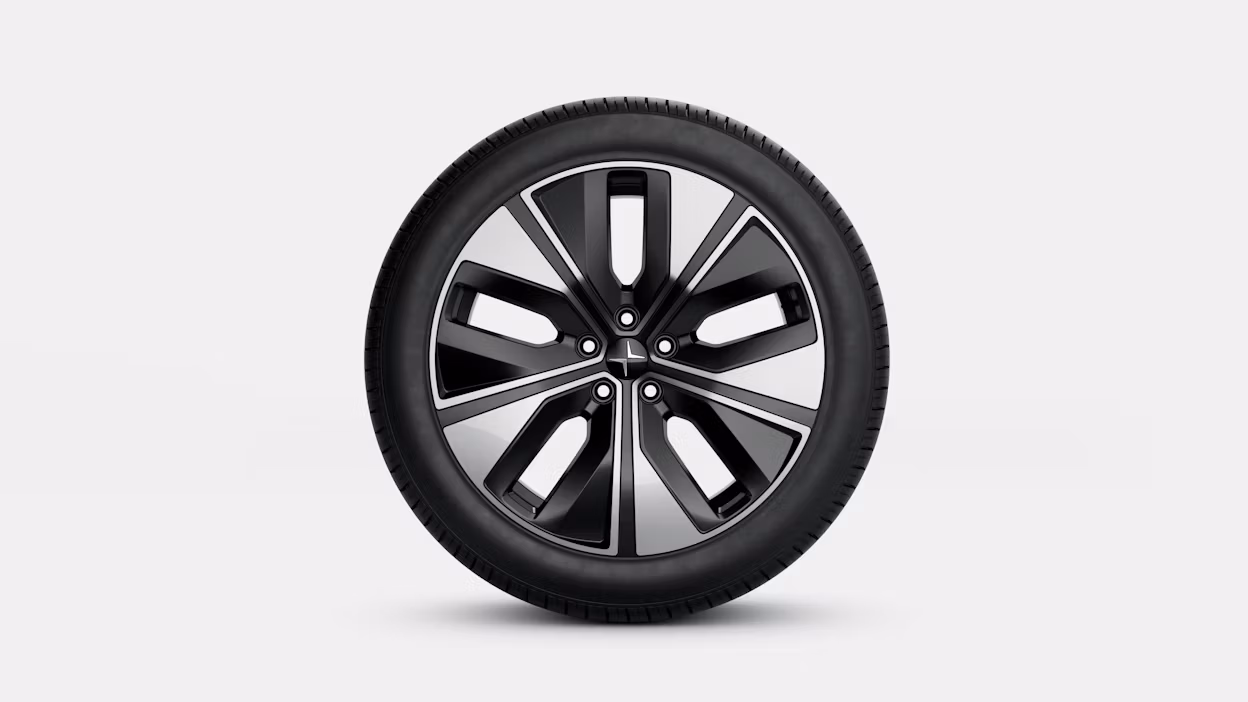 19-inch 5-dubbelspaaks Black Diamond Cut lichtmetalen velg