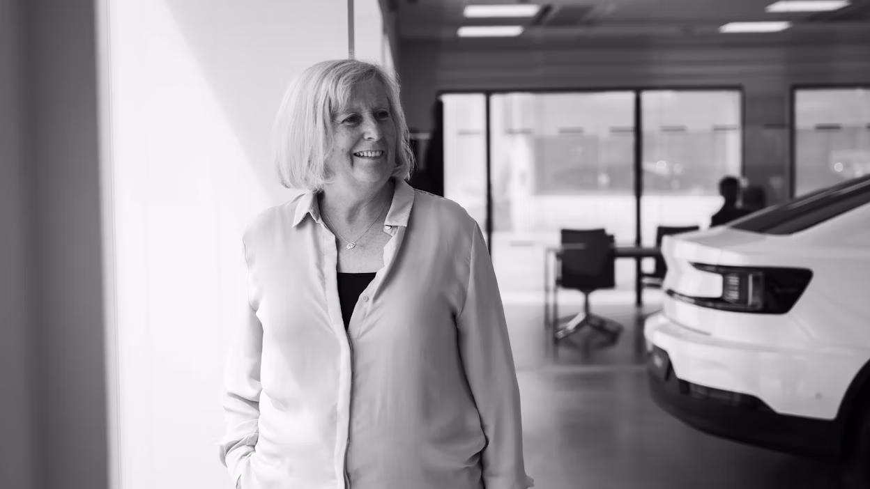 Kay Saunders at Polestar HQ.