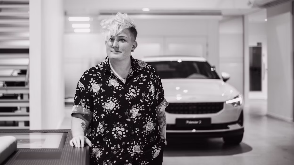 Fanny Andersson at Polestar HQ.