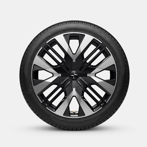 Product image of the 20" 4-Y Spoke forged alloy wheel. White background