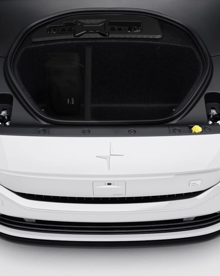 Front luggage compartment in Polestar 2