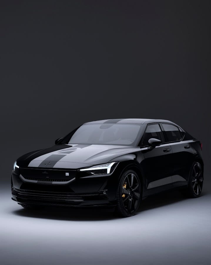 Black Polestar 2 BST edition 230 front view