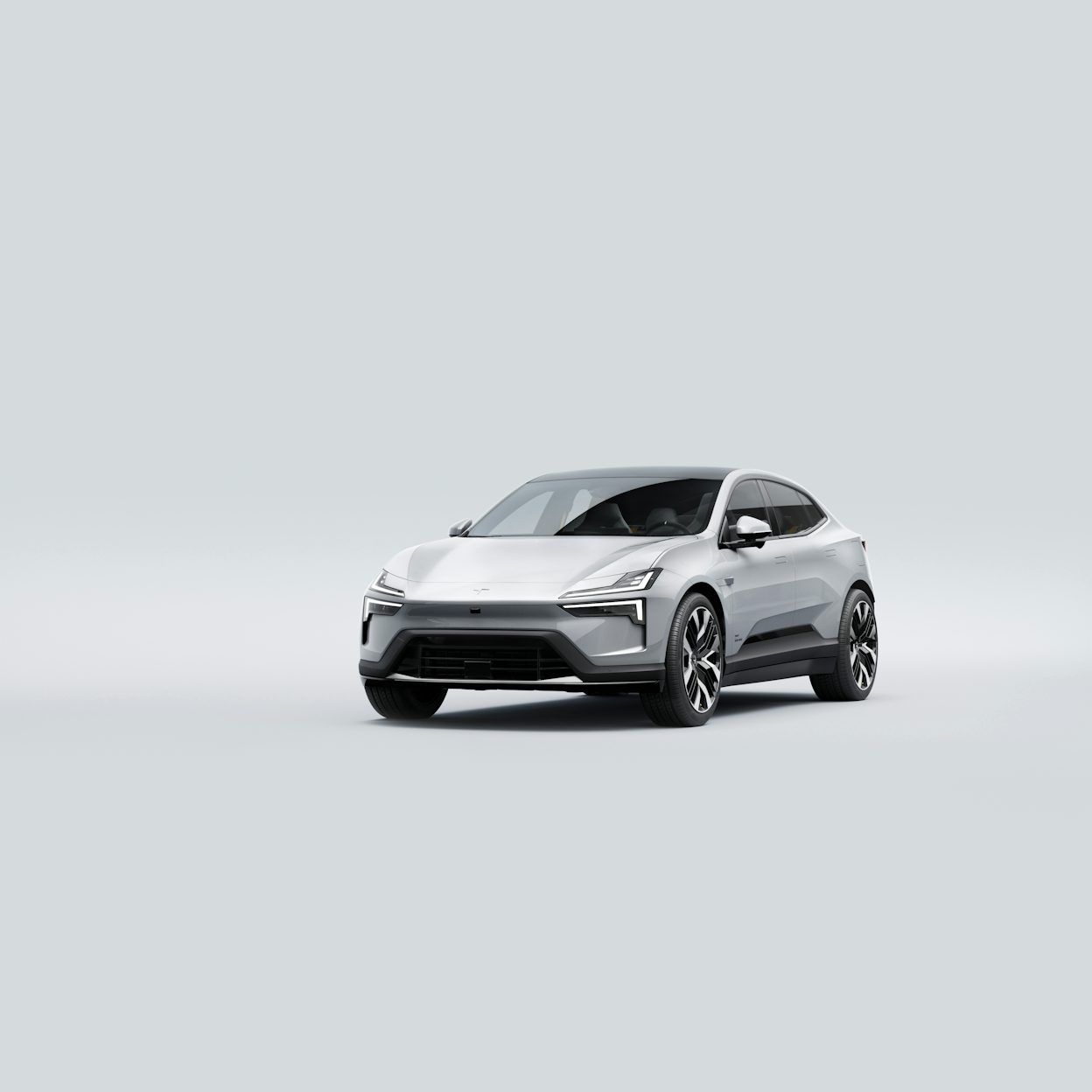 White Polestar 4 on white background