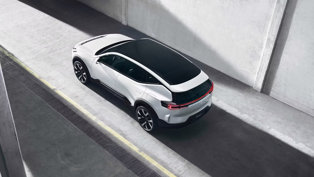 Polestar 3 in a concrete environment