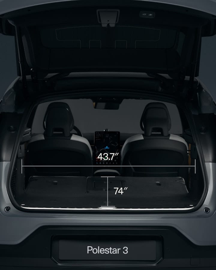 The storage volume with the rear seats folded is 49.8 ft³ (including 3.2 ft³ under rear floor compartment).