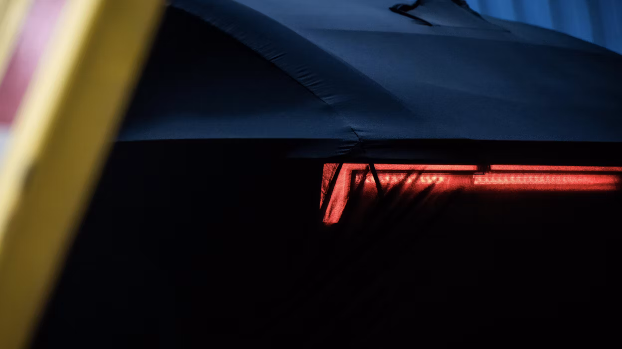 A veiled Polestar 4.