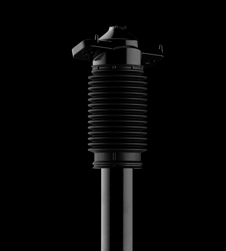 Polestar 4 High-capacity passive dampers on black background