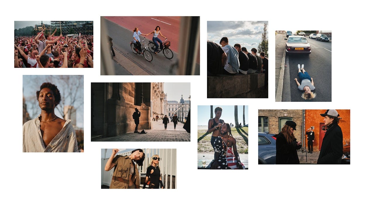 A canvas of street style photography.