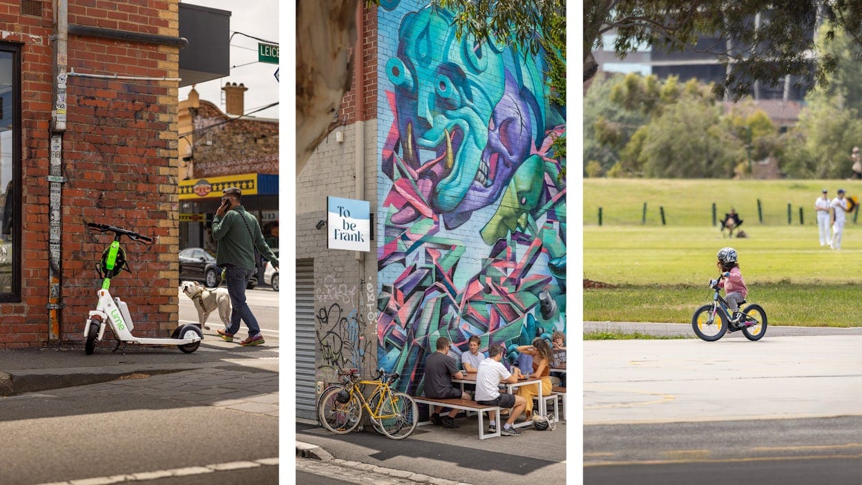 Canvas of images around Melbourne.