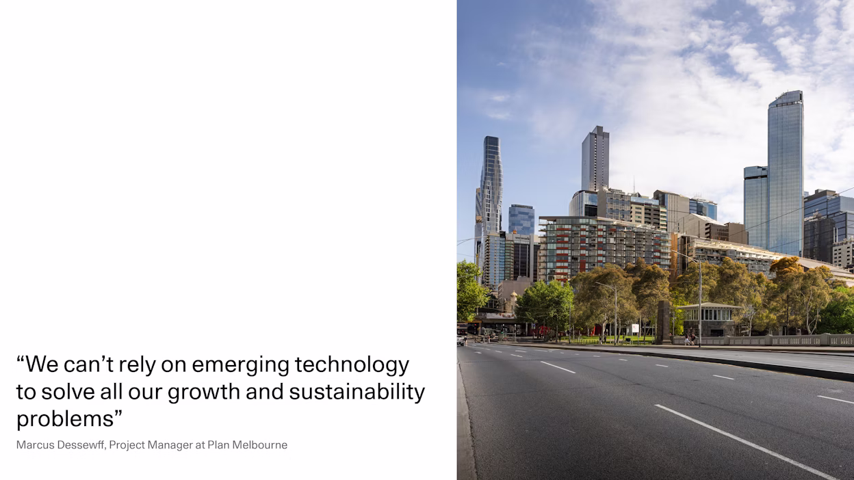 A street view photograph from Melbourne.