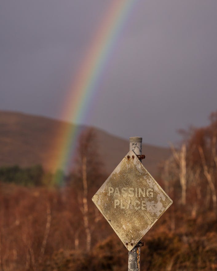 Scottish road sign.