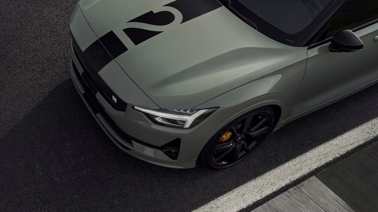 Birds view of Polestar 2 BST edition 230.