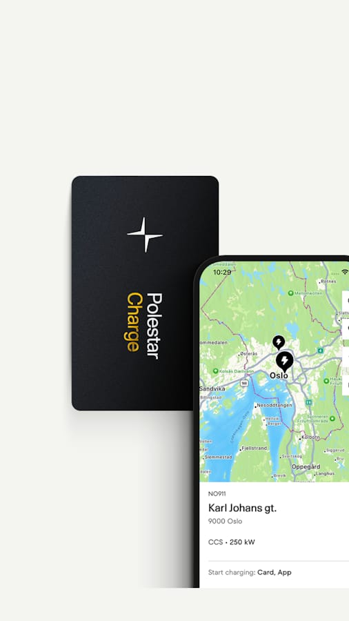 Polestar Charge app and card