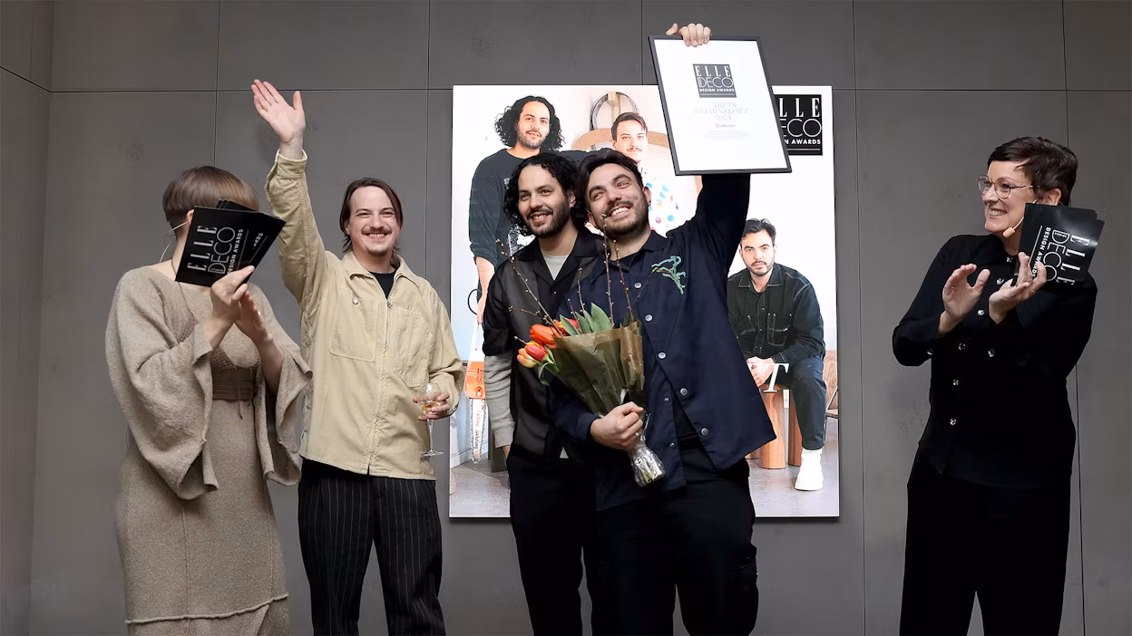 Three winners of the Elle Decoration Awards