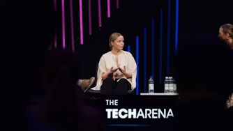 A panel discussion with sustainability manager Fredrika Klarén