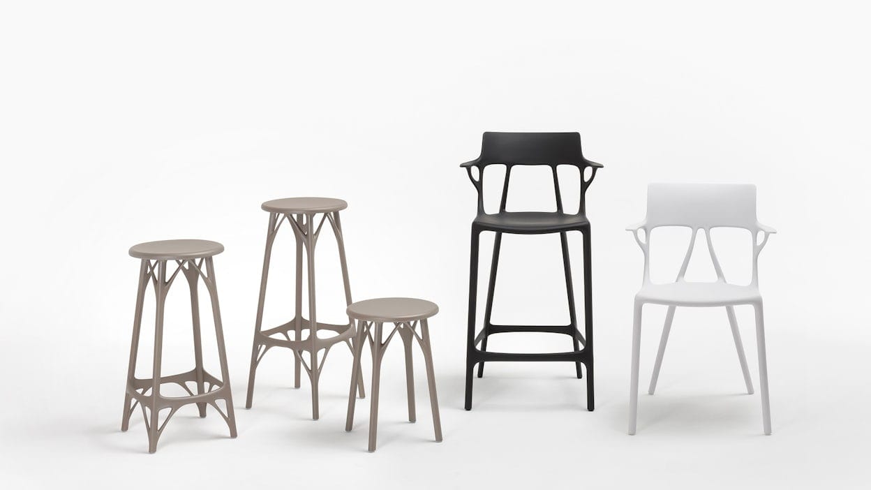 A selection of chairs and stools