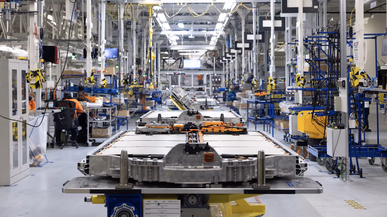 Polestar 3 being manufactured in Ridgeville, South Carolina factory .