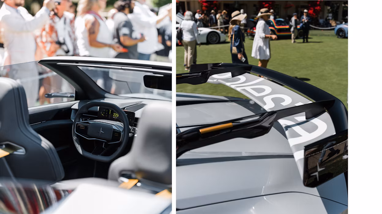 Interior and rear wing of Concept BST
