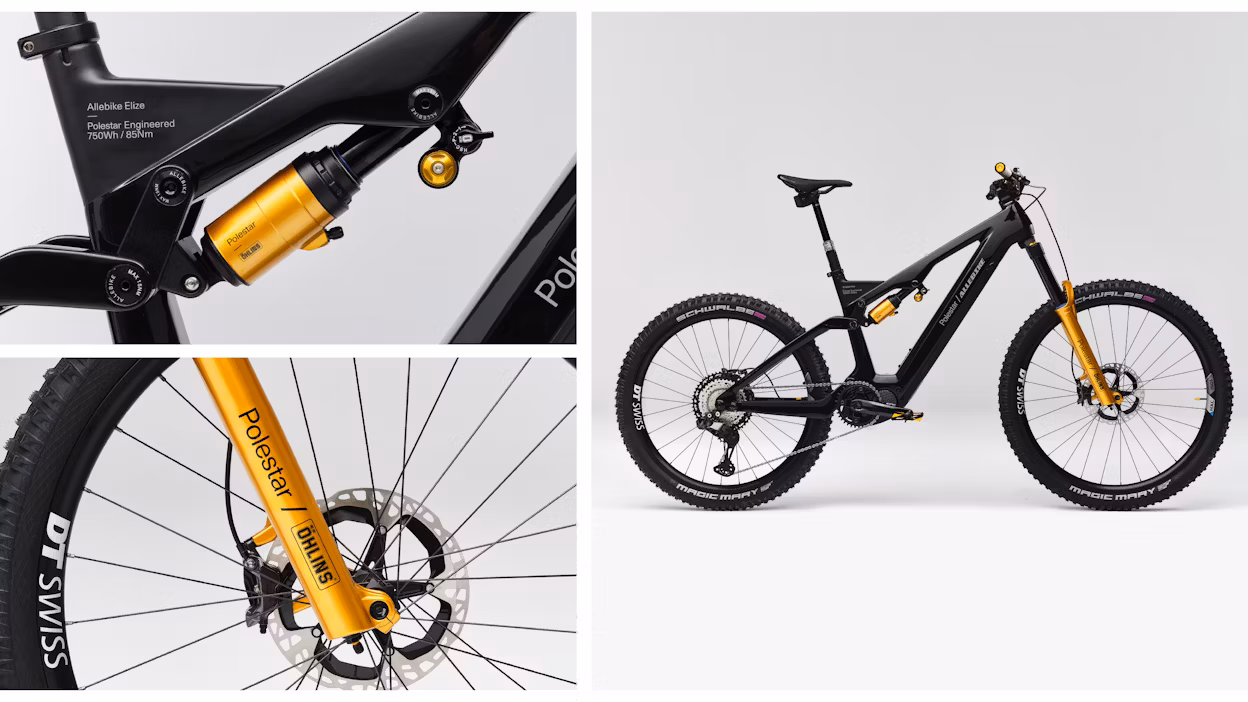 Close-ups of Allebike Elize Polestar Engineered details