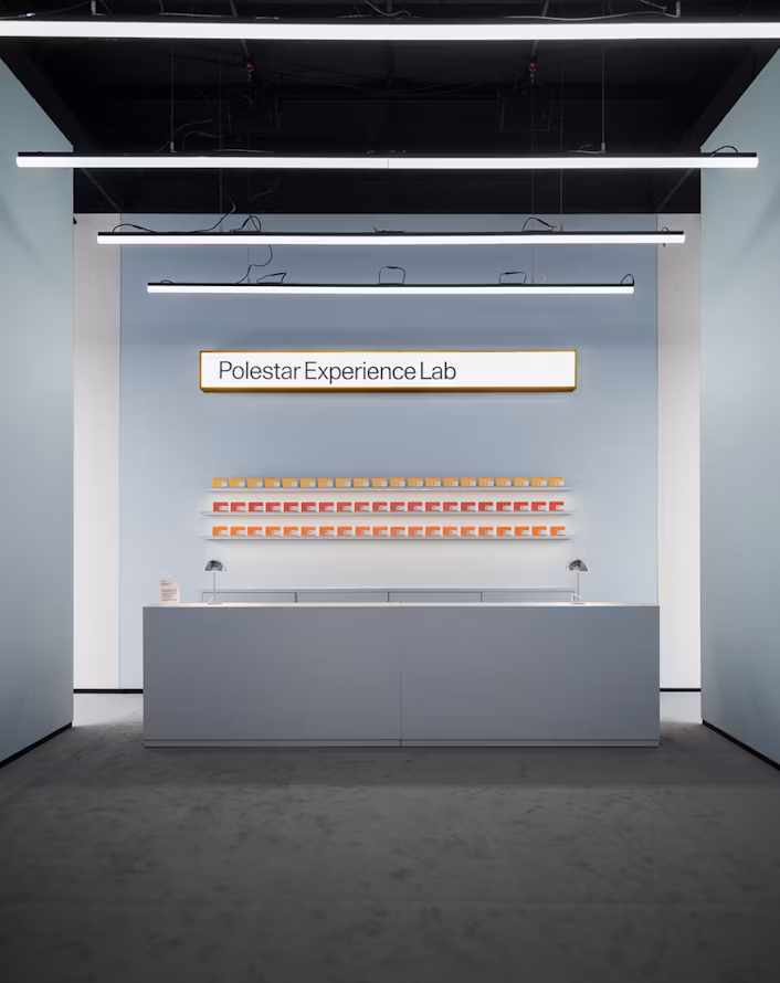 In het Polestar Experience Lab in München