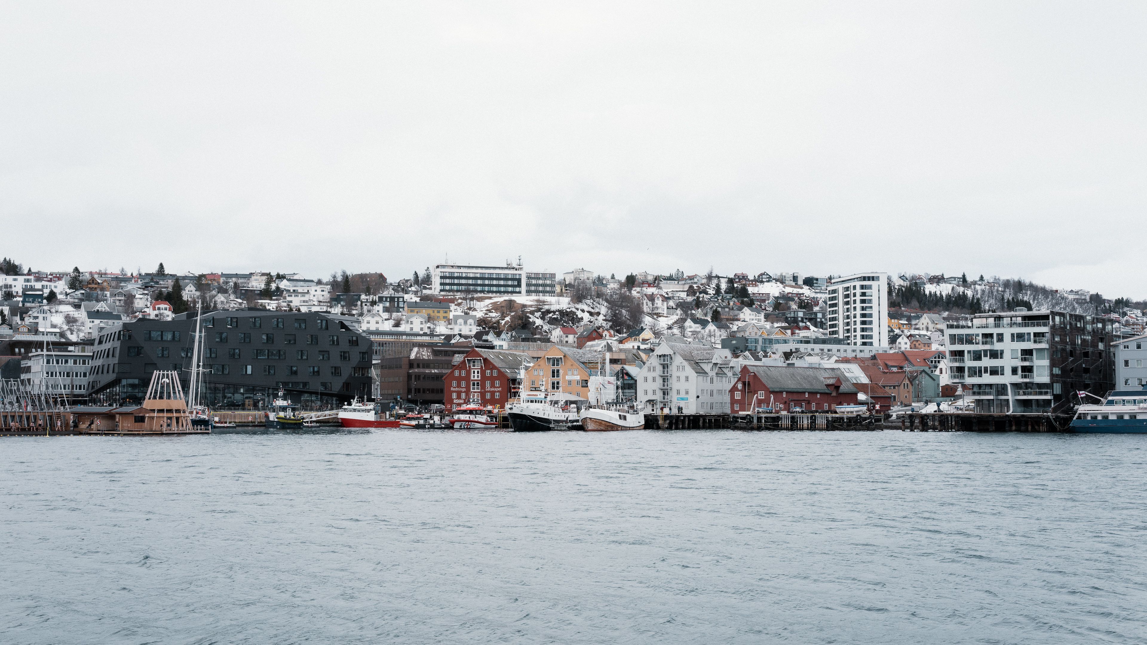 Harbour setting in daytime