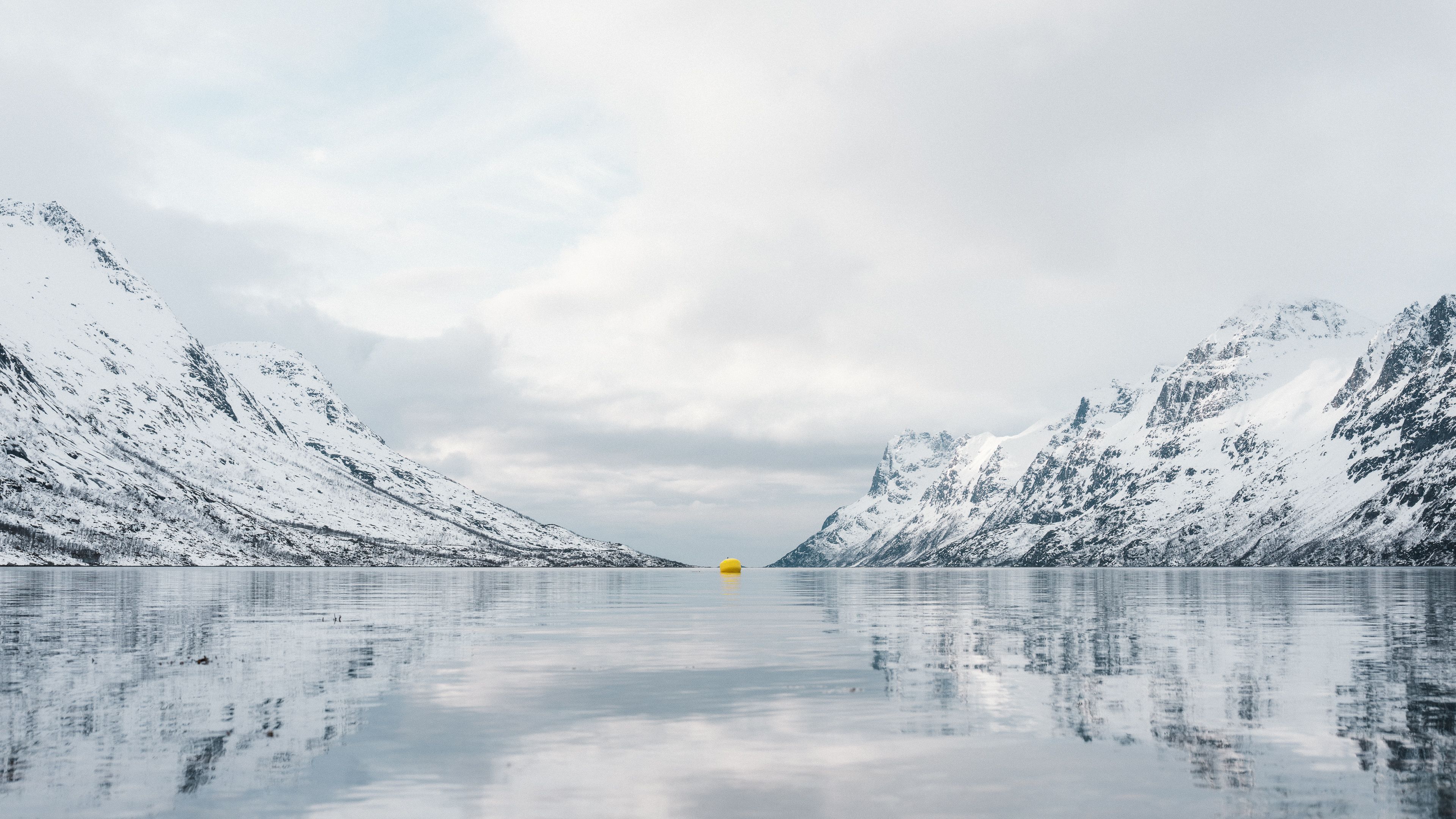 Norwegian fjord in daytime