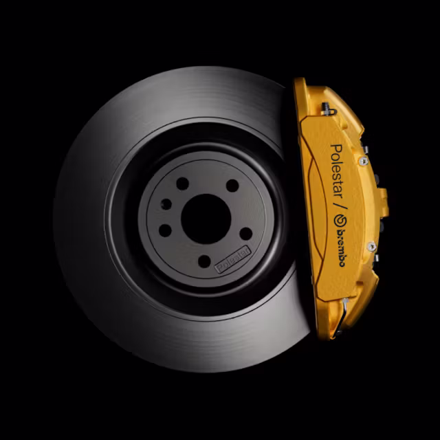 Official image for Polestar and Brembo performance-brake collaboration