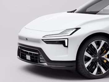 Polestar 4 close up front side view
