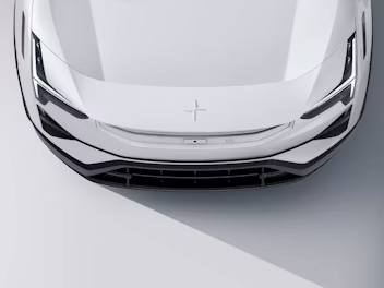 Polestar 3 birds eye view of bonnet