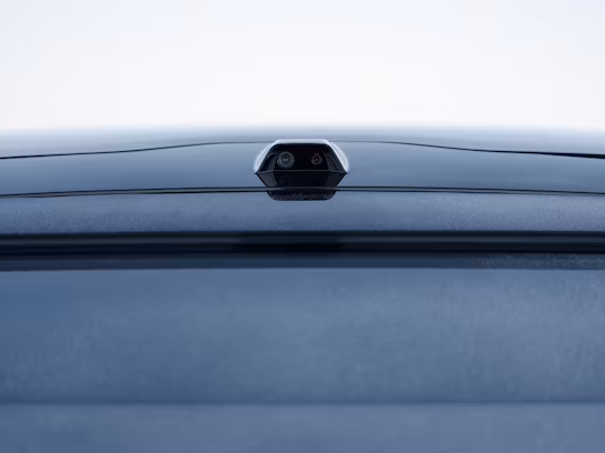 Rear camera on a Polestar car.