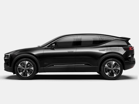 Side view of Polestar long range single motor