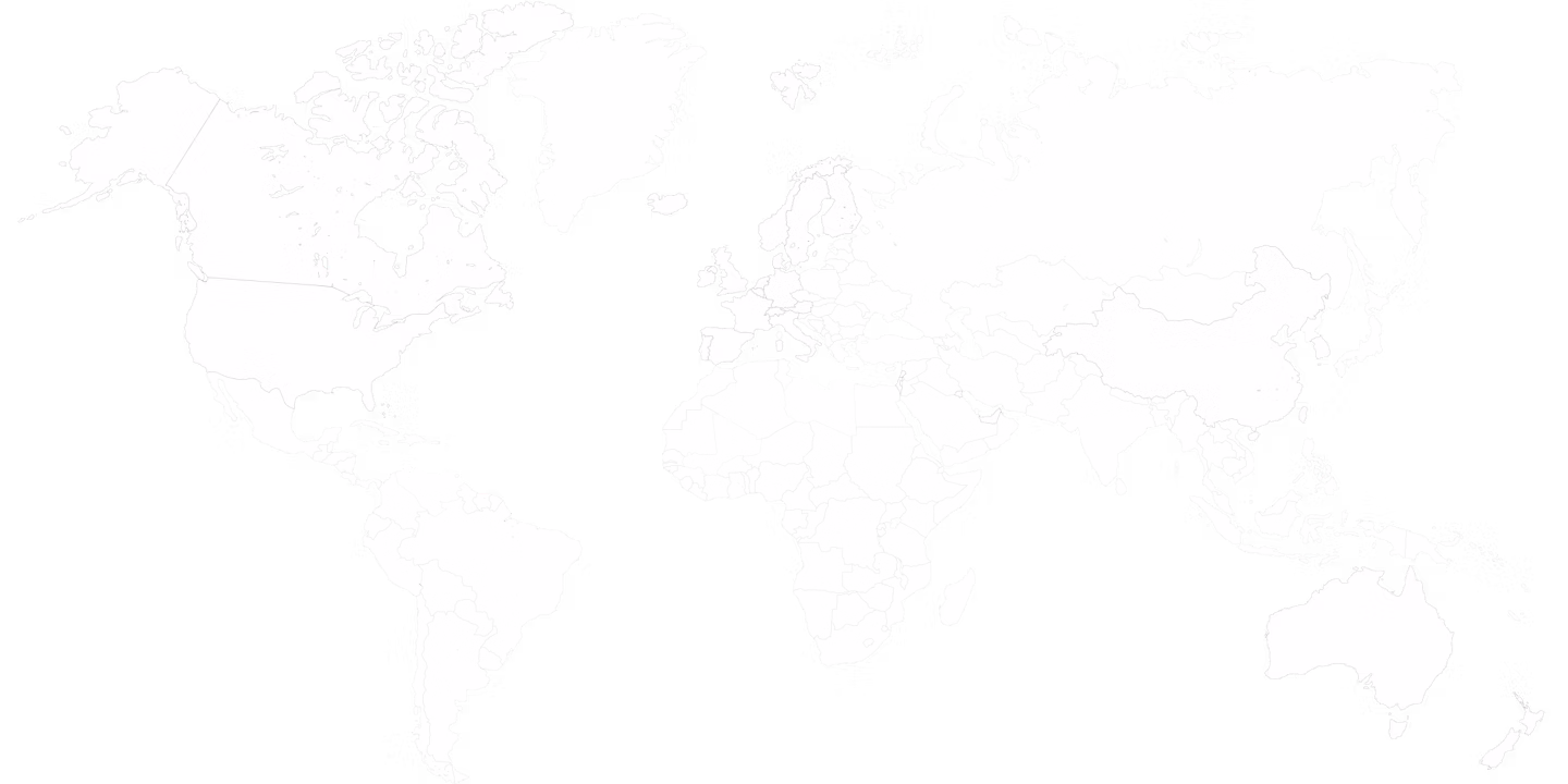 World map where countries where Polestar are present are highlighted in light grey