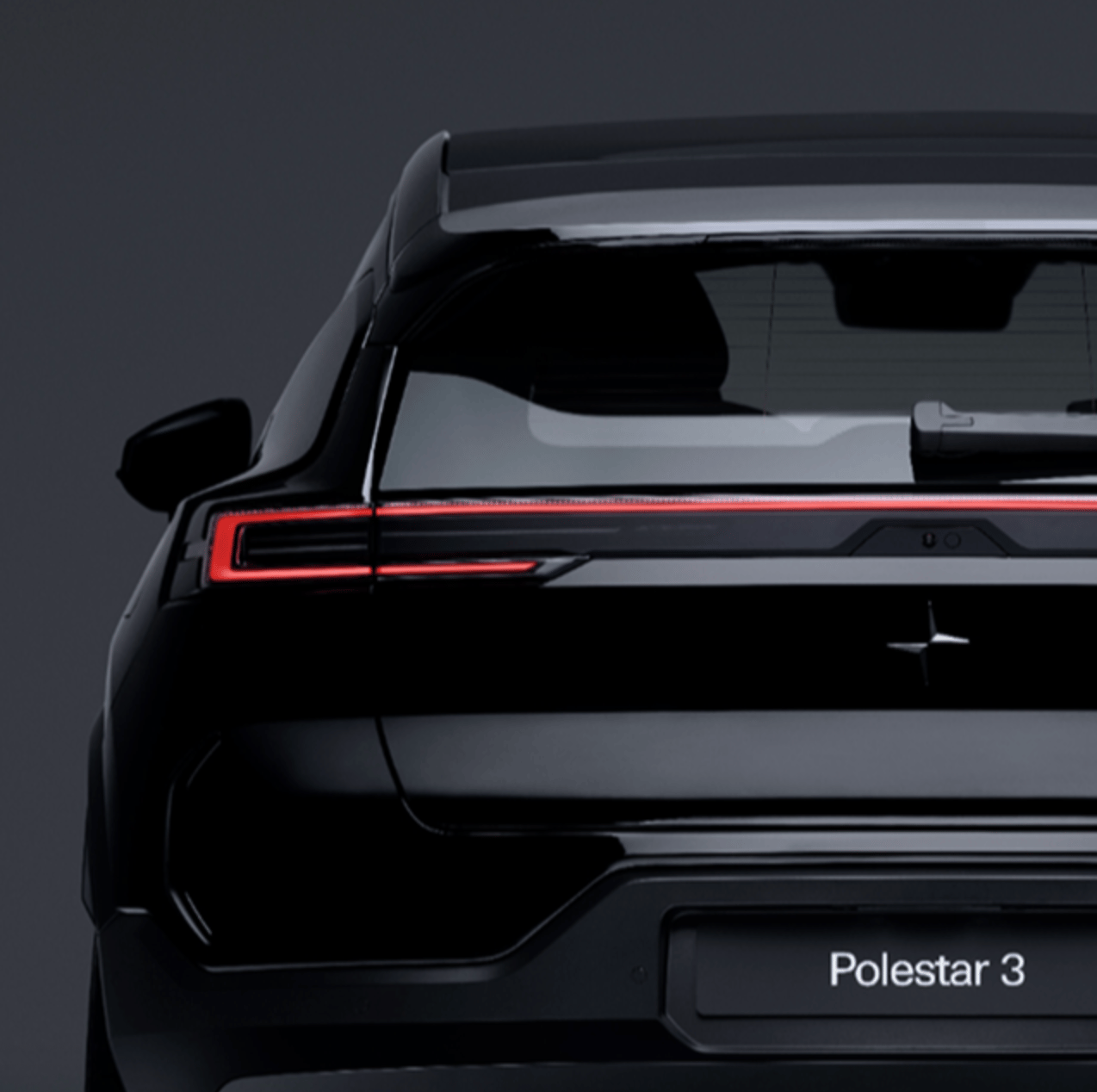 Achterkant van de Polestar 3